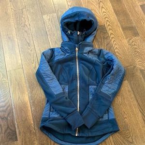 Lululemon Fleecy Keen jacket navy blue size 4